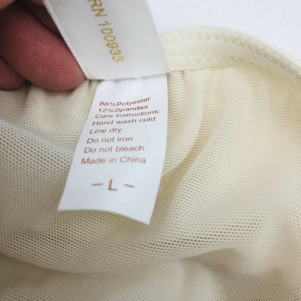Fashion Forms Large Ivory Laser Trim Bandeau 031‎